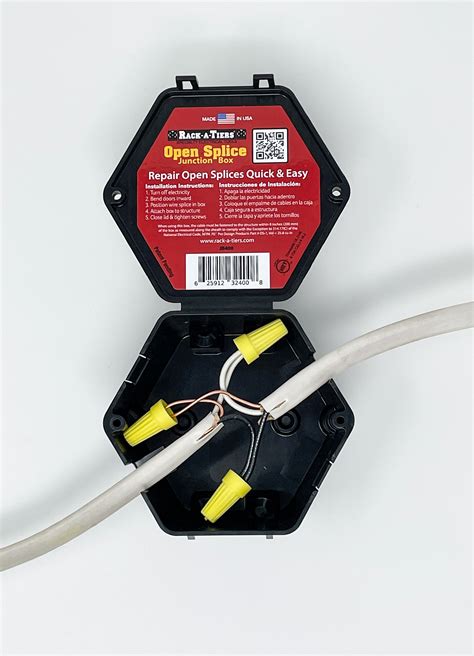 how to splice into existing junction box|open splice junction box lowe's.